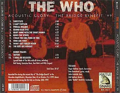 Acoustic Glory (Back Cover) Acoustic Glory (Back Cover)