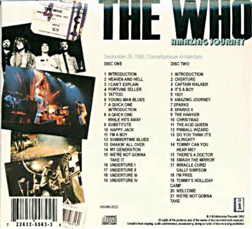 Amazing Journey (Back Cover) Amazing Journey (Back Cover)