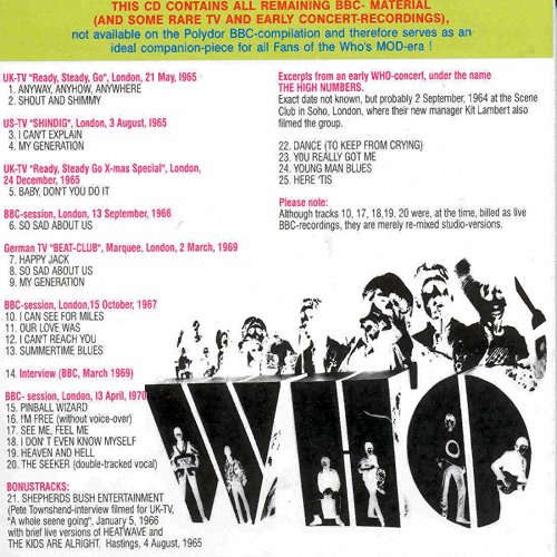 High Numbered (back cover) High Numbered (back cover)
