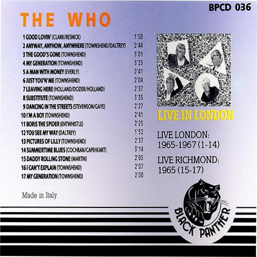 Live In London (Back Cover) Live In London (Back Cover)