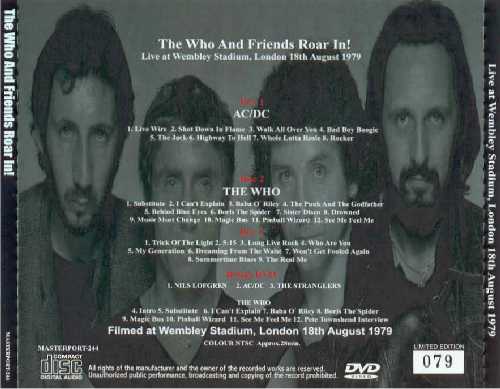 The Who And Friends Roar In! (Back)