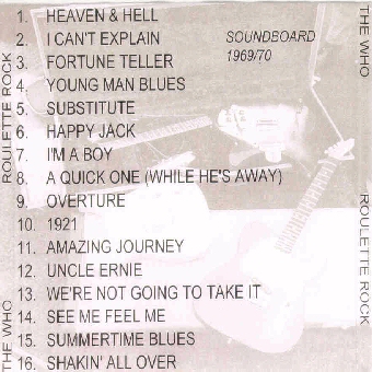 Roulette Rock (Back Cover) Roulette Rock (Back Cover)