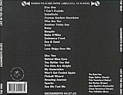 Sacramento Blues (Back Cover)