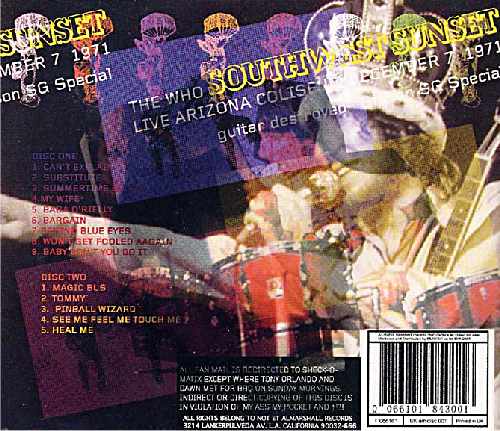 Southwest Sunset (Back Cover) Southwest Sunset (Back Cover)