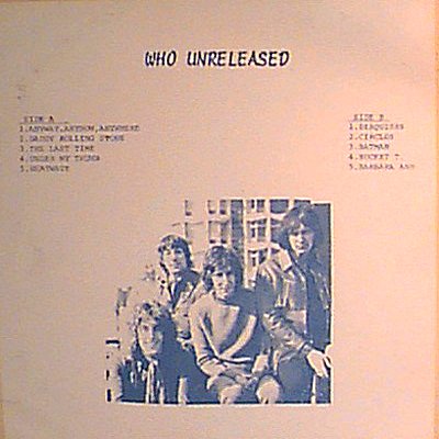 Who Unreleased Who Unreleased