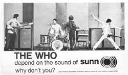 1967 Sunn endorsement, courtesy Mark Herman. Click to view larger version.