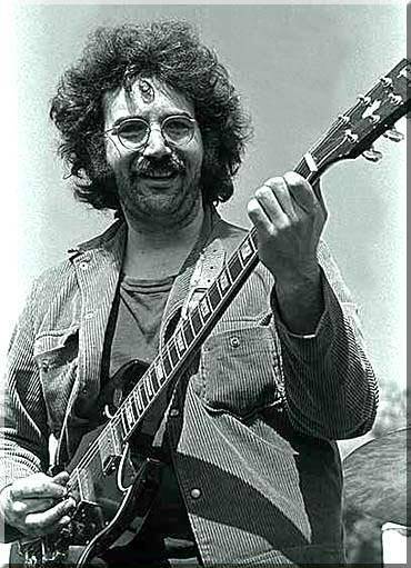 Jerry Garcia with a Gibson SG at Woodstock 1969