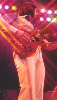 Ca. 1975, with Alembic bass
