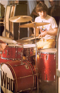 Click to view larger version: 1966–67 Premier double-bass drum kit