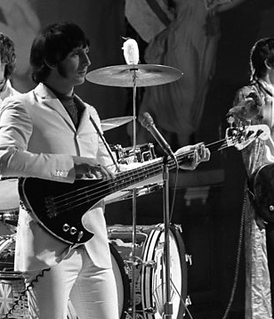 15 Oct. 1967, television performance with the custom “Axe” bass.