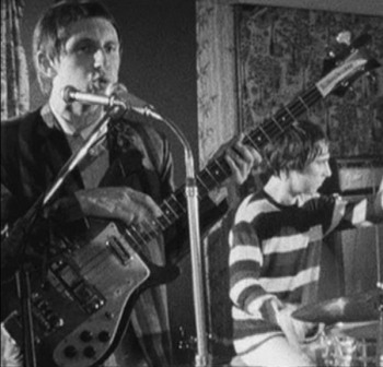 Ca. 1964, at the Railway Tavern, with Rickenbacker Rose, Morris, Co. LTD, 1999 (4001S) bass.