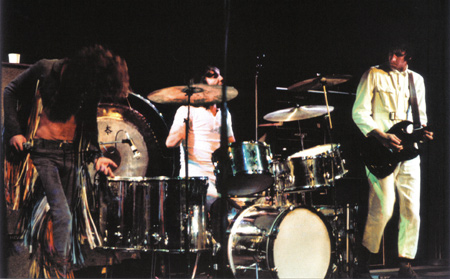 24 January 1970, Copenhagen, Denmark, with Champagne Silver Premier kit with possible earliest use of a gong in the stage setup.