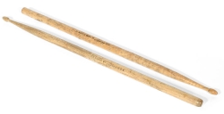 The Who: A pair of Keith Moon’s used Ludwig drumsticks, 1967 ©Bonhams