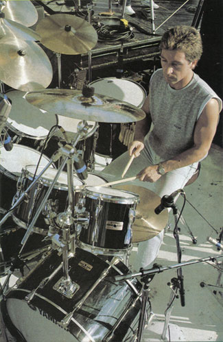 Kenney with Yamaha kit, ca. 1982.