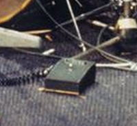 Ca. 1970, closeup of the Duo Fuzz with badge.