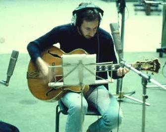 Ca. 1976/77, Rough Mix recording sessions at Olympic.