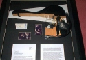 Click to view larger version: Remains of Fender Eric Clapton Model Stratocaster from the Portsmouth Guildhall, 27 Jan. 2002, courtesy Rock Stars Guitars.