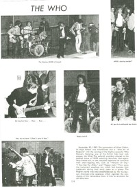 Collage of 29 Nov., 1967, at Union Catholic High School in Scotch Plains, New Jersey. View large version at The Who Concert Guide. (h/t Dave Goessling.)