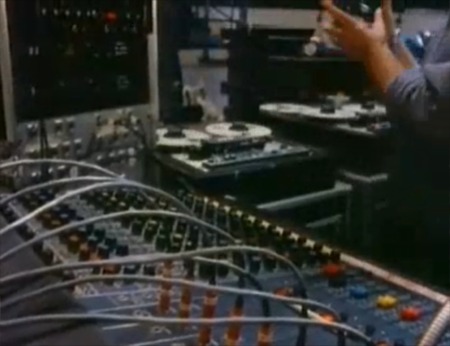 1982, Bob Pridden’s monitor mixer board.