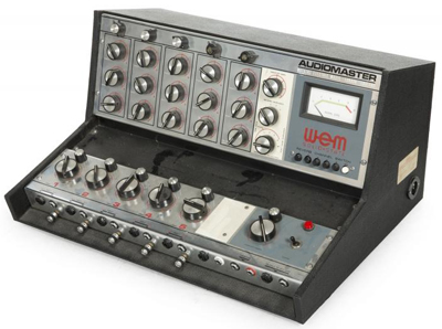 The Who and Rick Nielsen WEM Audiomaster Mixer