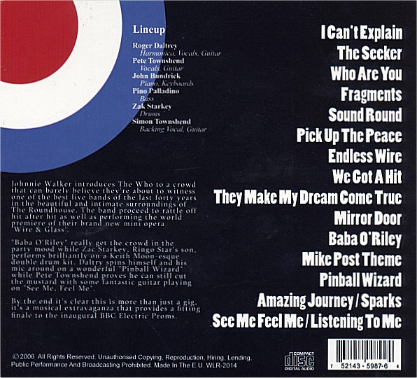 Electric Proms 2006 (Back)