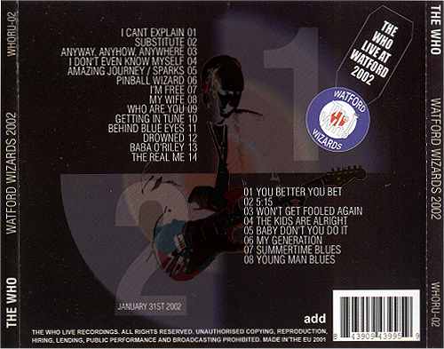 Watford Wizards (Back Cover)