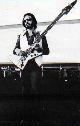 Ca. 1976, with Alembic Explorer