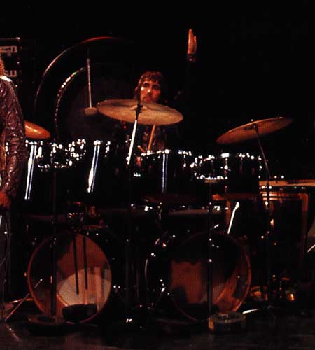 Ca. 1973, black kit with deeper low rack toms.