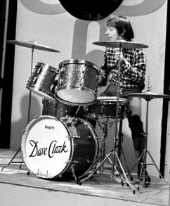 31 December 1965, rehearsals for Ready Steady Go!, with Keith playing on Dave Clark Five double-tom Rogers kit.