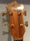 Alembic Series I in zebra wood – peghead