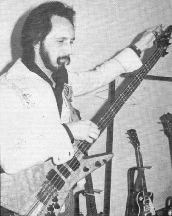 Ca. 1979, with Alembic Explorer.