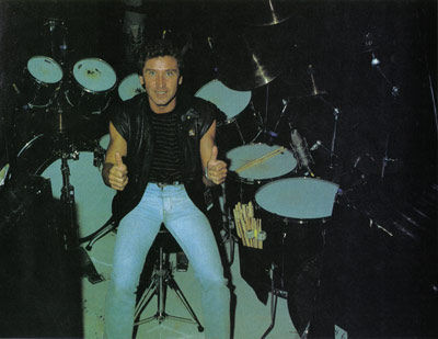 Kenney with Yamaha kit, ca. 1982.