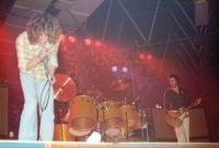 22 Feb. 1974, Parc des Expositions, Nancy, France, lighting rig detail during the show. Via “A French Fan”.