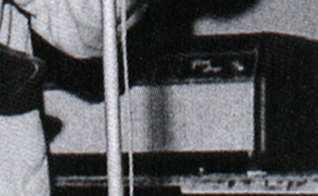 In 1964, closeup of the Fender Pro “head” from the above High Numbers photo.