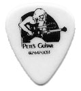 A pick from Pete’s Guitar in St. Paul, Minn.
