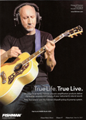 Click to view larger version (192kb) Fishman trade ad, courtesy Mark Herman, showing Fishman Ellipse Matrix Blend in Gibson Signature SJ-200.