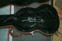Click to view larger version. Gibson Pete Townshend Signature SG – case, courtesy Justin Harris