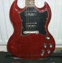 Click to view larger version. Gibson Pete Townshend Signature SG – front close, courtesy Justin Harris